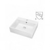Fidji 21", Lavabo de porcelaine