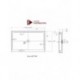 Ouranos Acrylic shower tray 