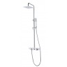 Vélès, robinet de douche chrome poli