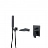 Hermes, robinet de Baignoire mural noir mat