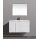 Florence 39.5” White, Floating vanity