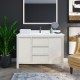 Dolos 48'' Blanche, Vanité Autoportante