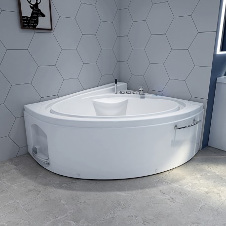 Vélès 63", massage bathtub with water jets
