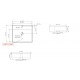 Fidji 21", Lavabo de porcelaine