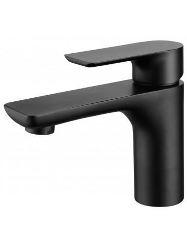 Hades, matt black basin faucet