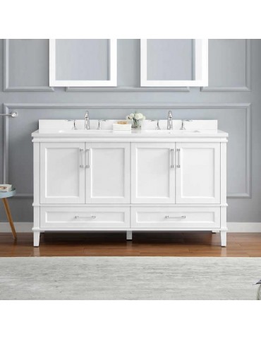 Nedava 60", freestanding Vanity White