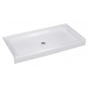 Apollon shower base 60*32" alcove , drain middle