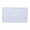 Apollon 60 × 36” alcove shower base, central drain