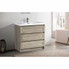 Kiev 35.5 '' Forest, Freestanding vanity