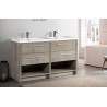Kiev 59 '' Forest, Double pedestal vanity