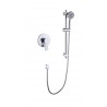 Kami chrome, rail mounted shower faucet