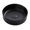 Epona "14, lavabo rond fini noir