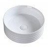 Runden 16", bassin with matte white finish