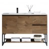 Berlin 48 ", Caramel Oak, Freestanding Vanity