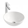 Fand, Lavabo en porcelaine blanc lustré