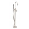 Kami II, brushed nickel pedestal bath faucet