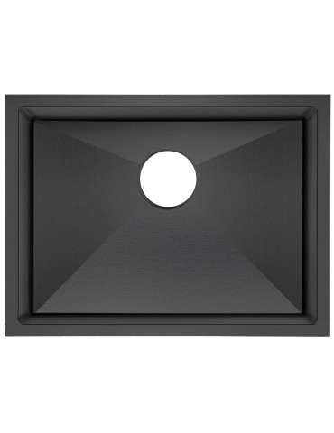 Galaxie, évier de cuisine noir Anthracite 24''