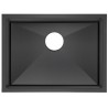 Galaxie, évier de cuisine noir Anthracite 24''