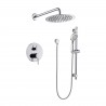 Kami, Polished chrome shower faucet