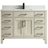 Goli 48'' Bathroom Vanity – Solid Wood antique beige