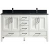 Goli 60'' Bathroom Vanity – Solid Wood white