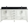 Goli 72" White, Solid wood