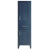 Lyon 20'' Bathroom Linen Cabinet – Antique Blue Wood