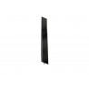 Moulure noire en T pour mur PVC 4mm