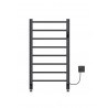 Freestanding Matte Black Towel Warmer – Flax