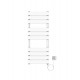 Nix matte white, electric towel warmer