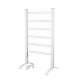 Juno polished chrome, freestanding electric towel warmer