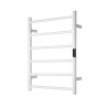EZ-HEAT white, freestanding electric towel warmer