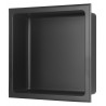 Niche de Douche 12*12 fini noir mat