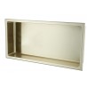 Shower Niche 24*12, brushed gold finish