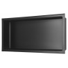 Niche de Douche 24*12, fini Noir mat