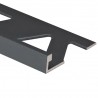 Moulure 3/16 en aluminum noir 6mm