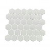 Mosaïque Blanc Mat Full Body – Hexagone, salle de bain & cuisine