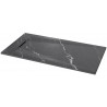 Base de douche SMC CARRARA noir 60x32 – Modèle Brutus