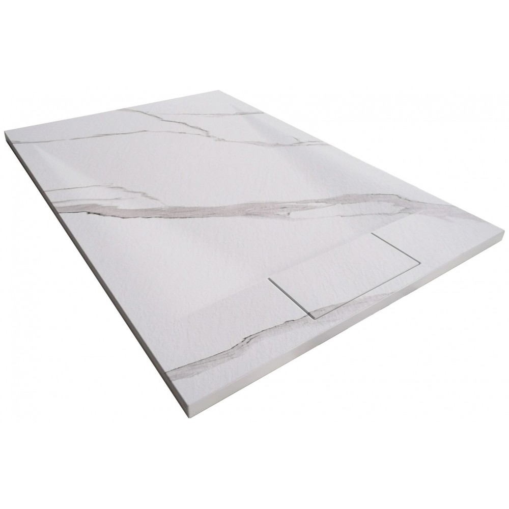 Solid Surface Shower Base - Durable, Waterproof, Slip-Resistant