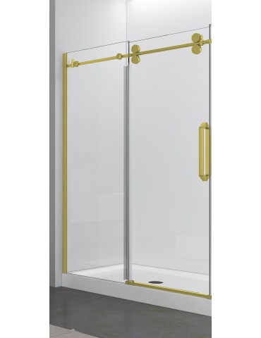 Apollon 48", Matte goold Shower Door