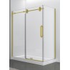 Kamillia 60", shower door matte gold finish