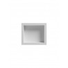 Niche de Douche SMC 16×14“, finie blanche