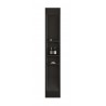 Niche de douche SMC noir 14 × 96", 4 sections