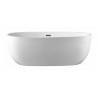 Fuxi 67“ matte white, Freestanding bathtub