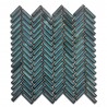 Blue-Green Mosaic – Scallop Pattern, Bathroom & Kitchen