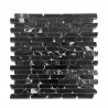 Black Marble Mosaic – Cracked Look, Bathroom & Kitchen