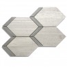 Greige Mosaic – Textured Hexagon, Bathroom & Kitchen