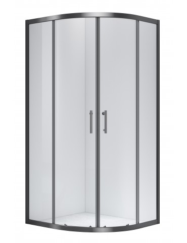 Celesta, Douche ronde en coin noir