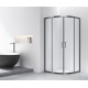 Celesta, Douche ronde en coin noir