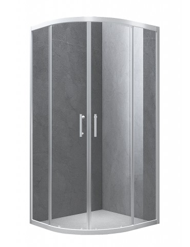 Celesta, Douche ronde en coin blanche